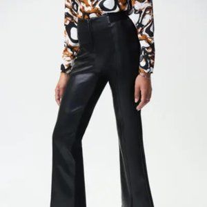 Joseph Ribkoff NWT Faux Leather Flare Pant